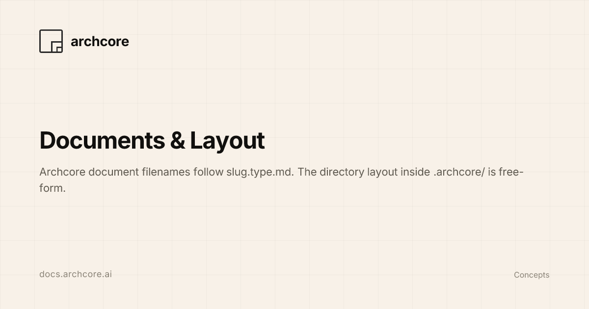 Un Documents Layout Documents & Layout | archcore