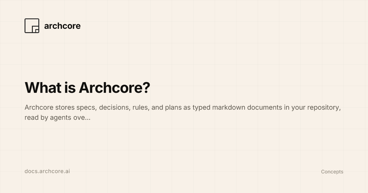 What is Archcore? | archcore